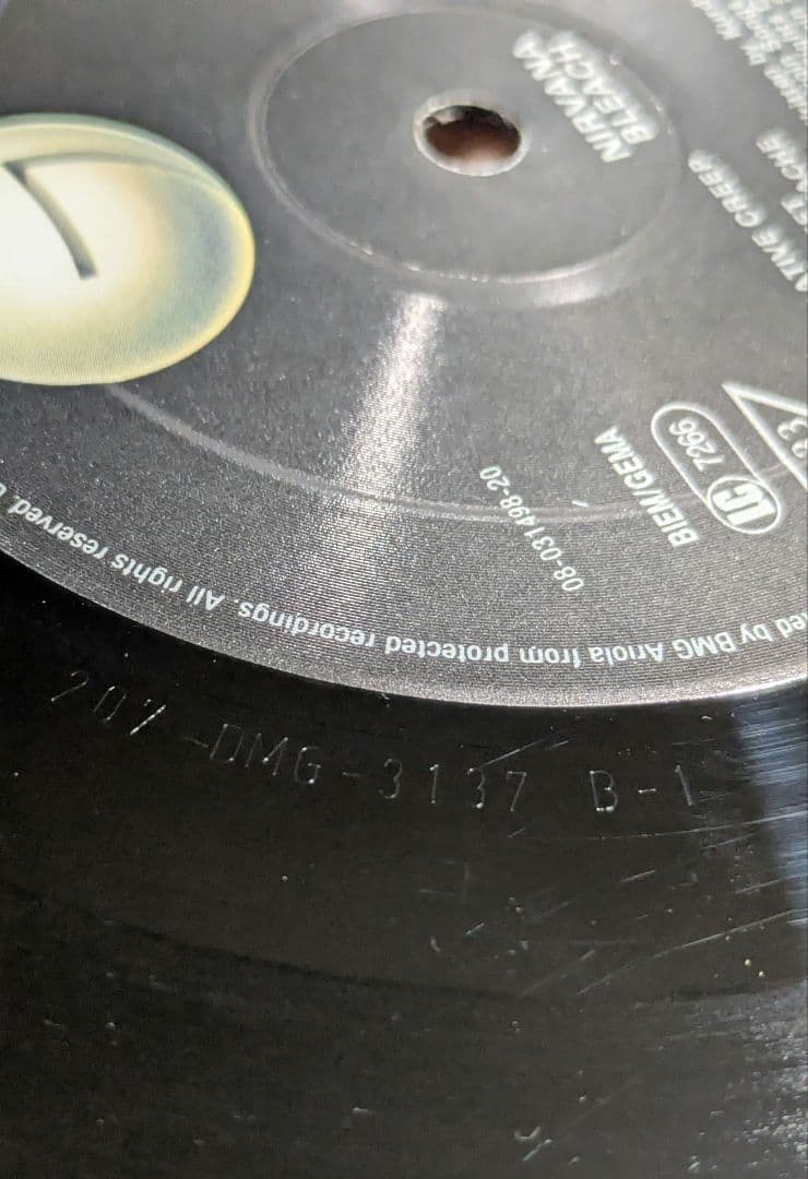 Nirvana Bleach レコード オランダ盤 輸入盤 ニルヴァーナ