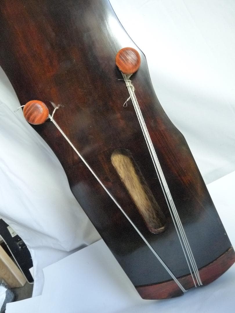 七絃琴　古琴　鳳詳　中国楽器　123ｃｍ　現状品