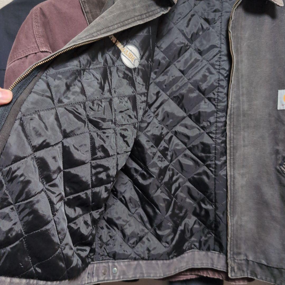 Carhartt　デトロイトジャケット　J80 キルティング　ブラック USA