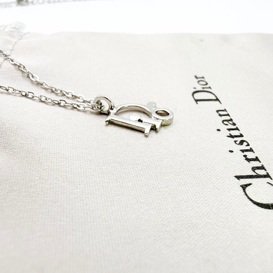 2979 人気✨　Dior　ネックレス　CD ロゴ　シルバー