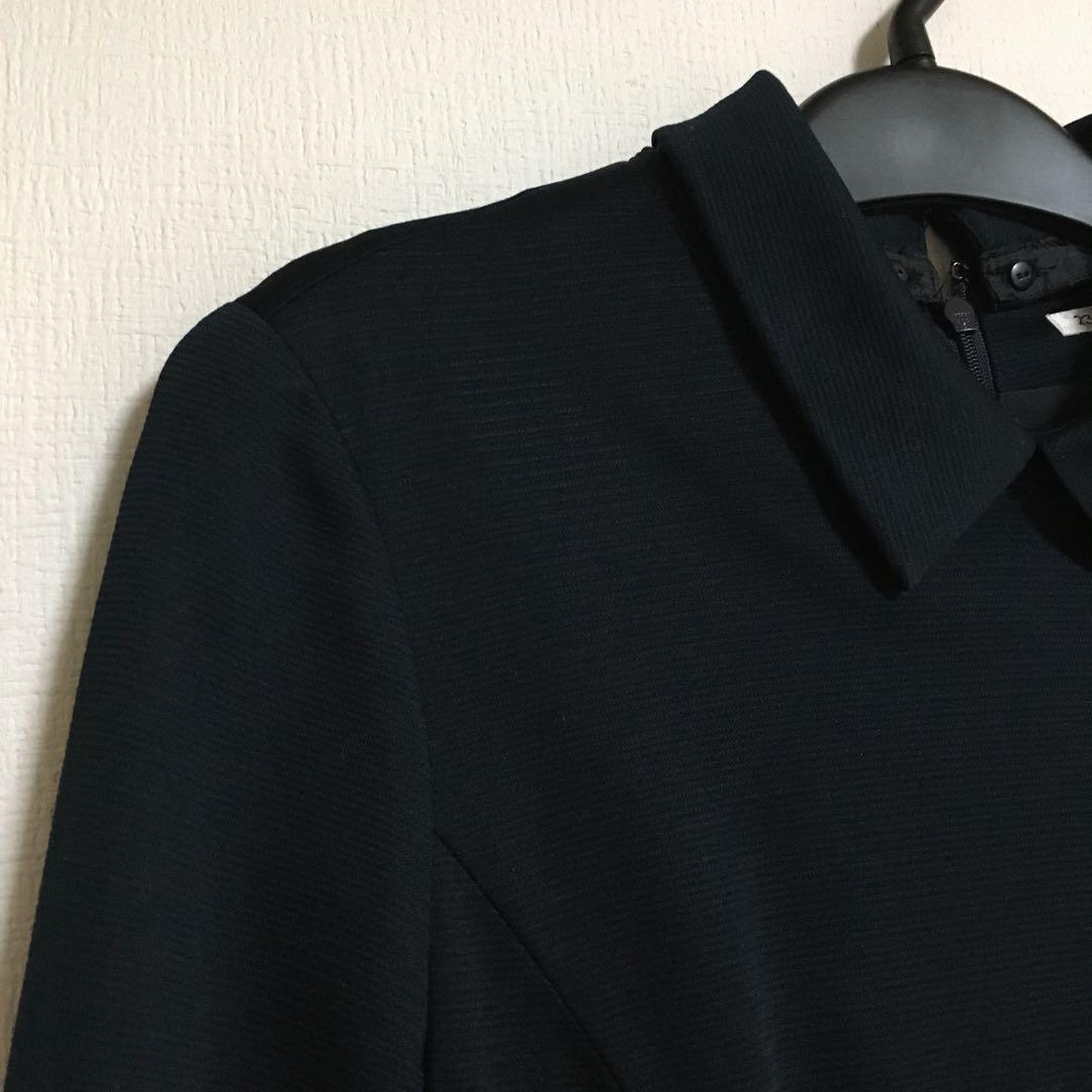23区　VERYコラボ　襟付きワンピース　2WAY ワンピース　ネイビー
