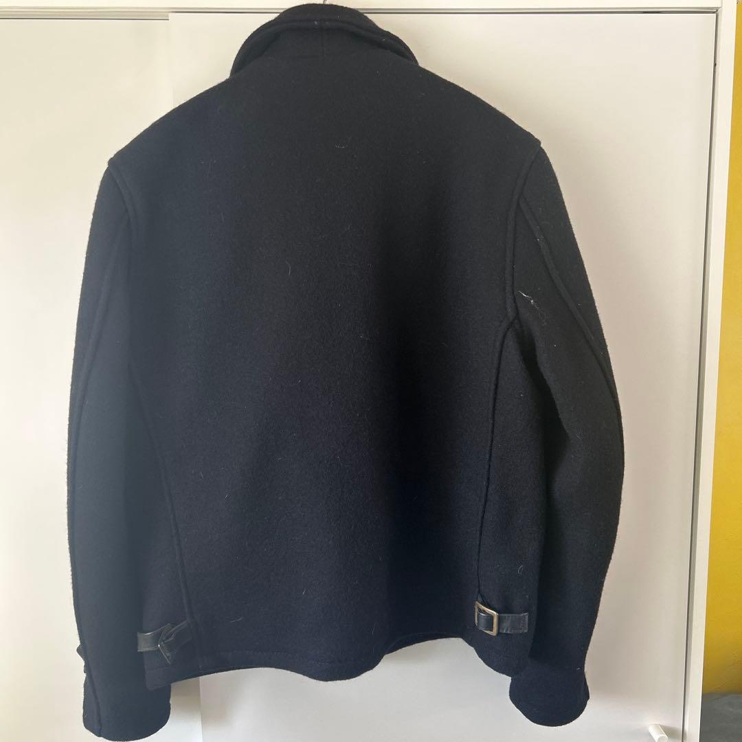 美品 schott ショット ウール CPOジャケット 黒 36 アメリカ製