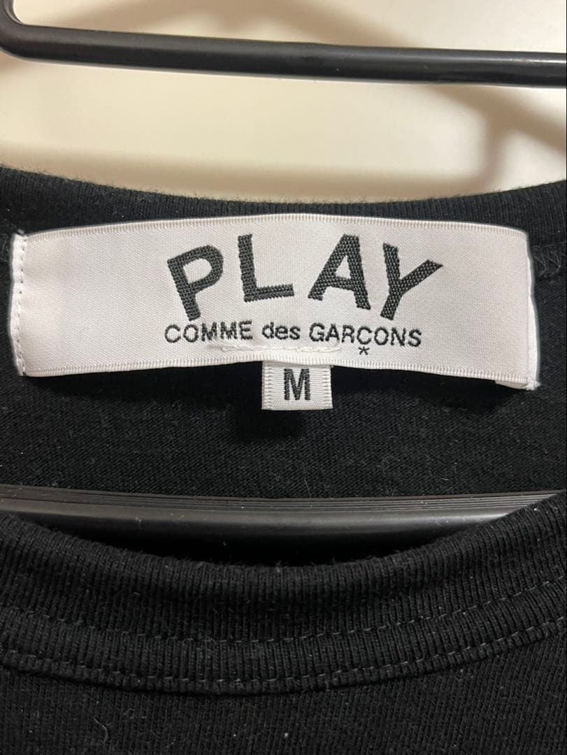 PLAY COMME des GARÇONS 黒 Tシャツ M