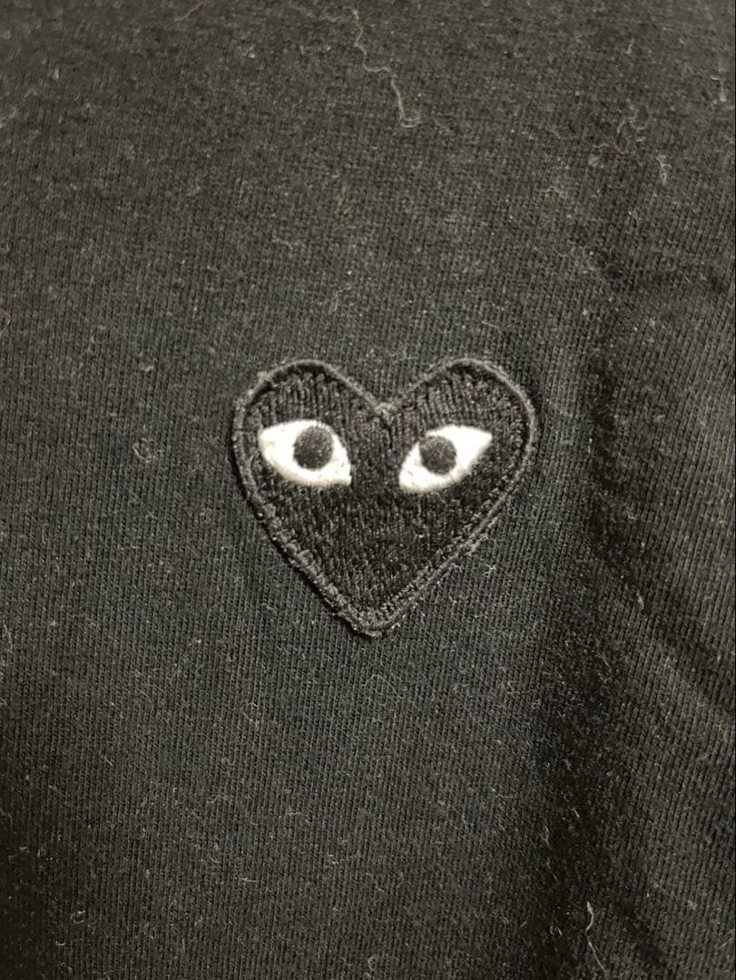 PLAY COMME des GARÇONS 黒 Tシャツ M