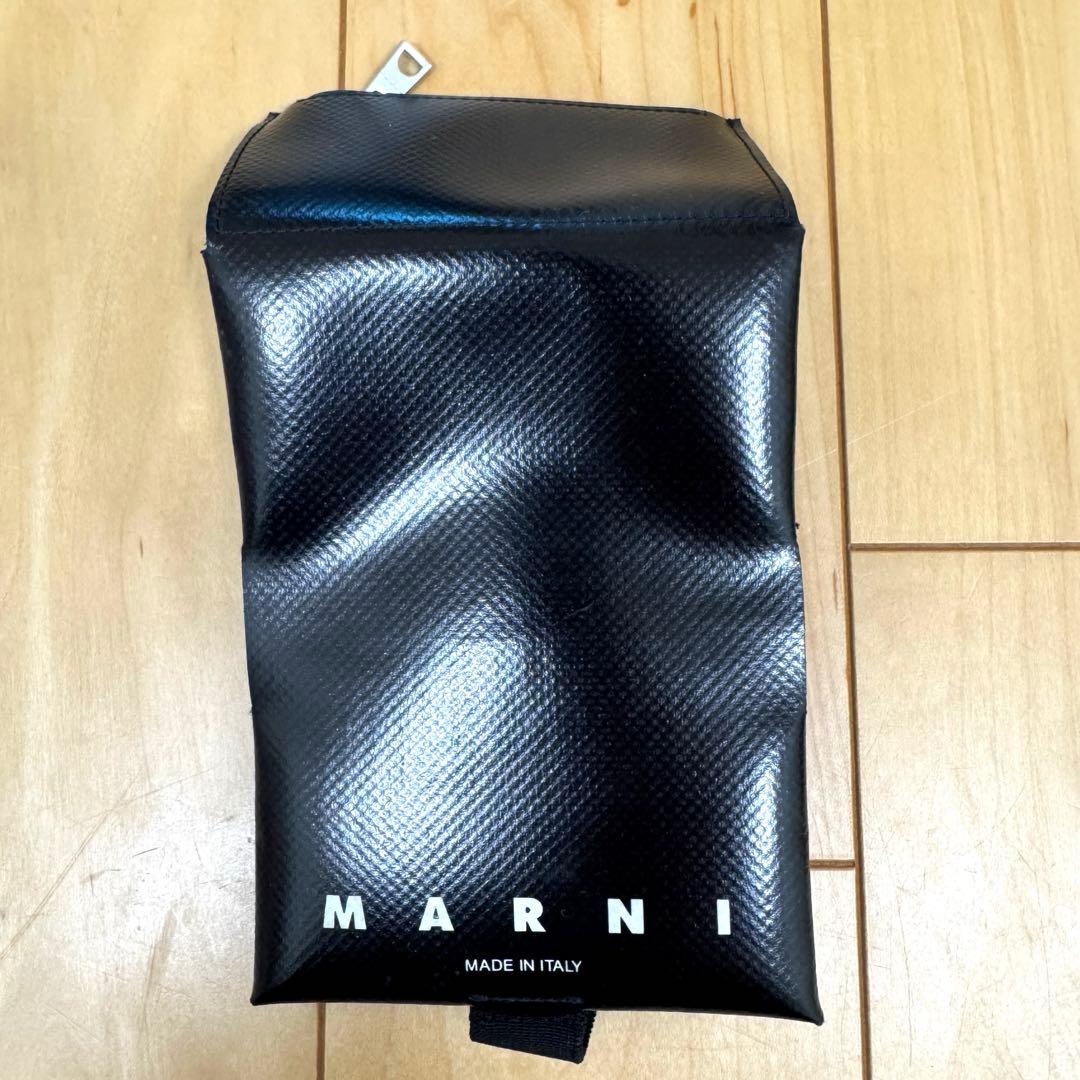 【美品】MARNI マルニ オリガミ 三つ折り 財布 ブラック