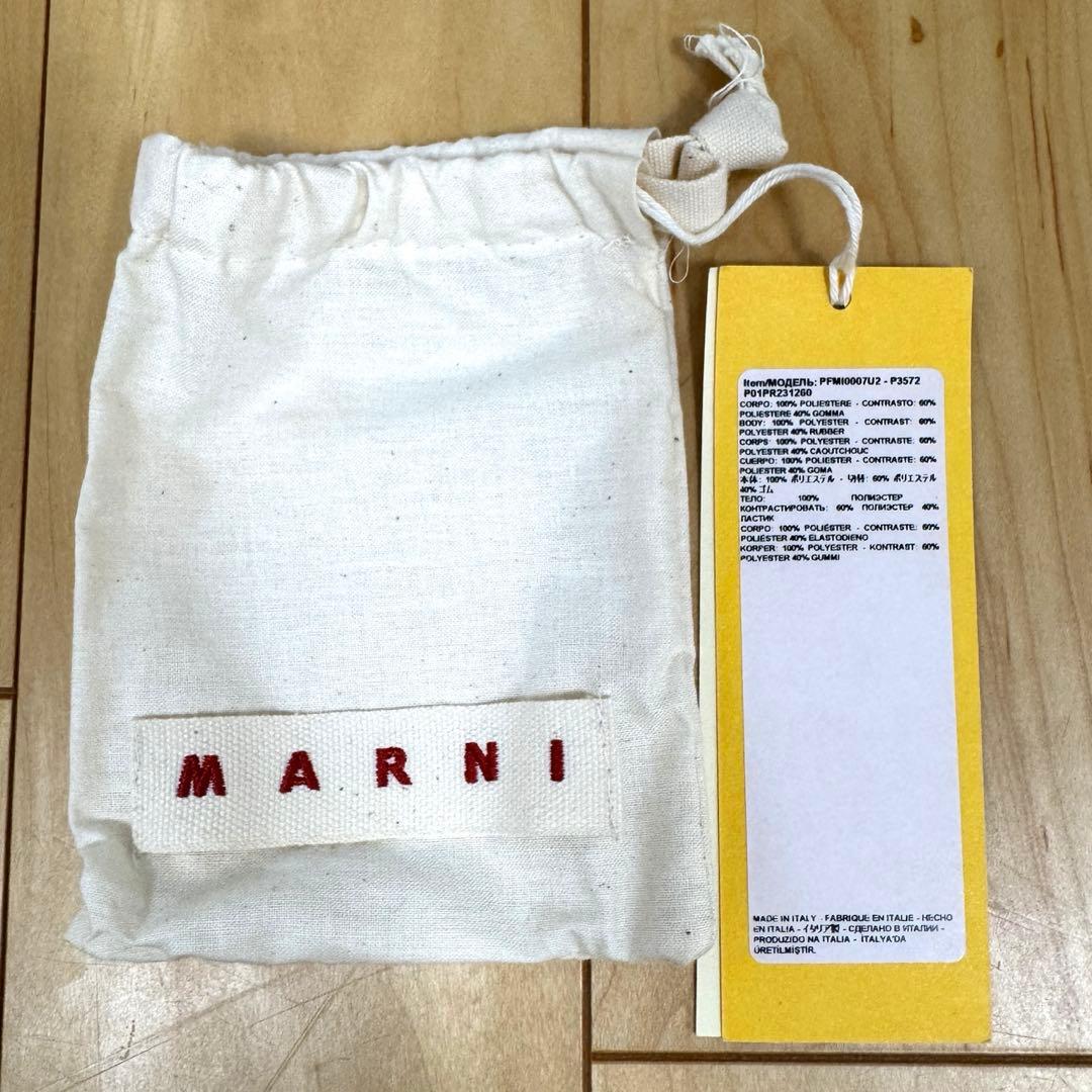 【美品】MARNI マルニ オリガミ 三つ折り 財布 ブラック