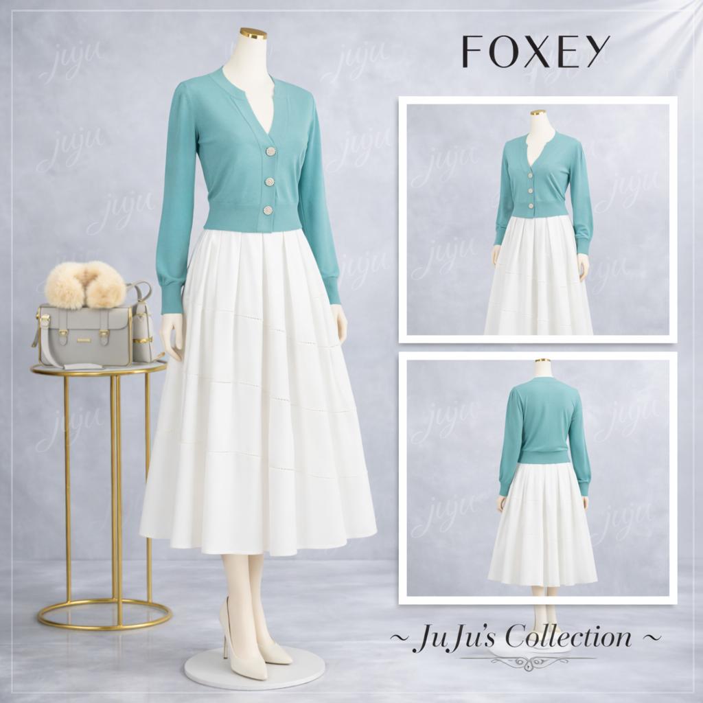 トラコ★FOXEY / フォクシー リヴァ 38 ターコイズブルー'23年