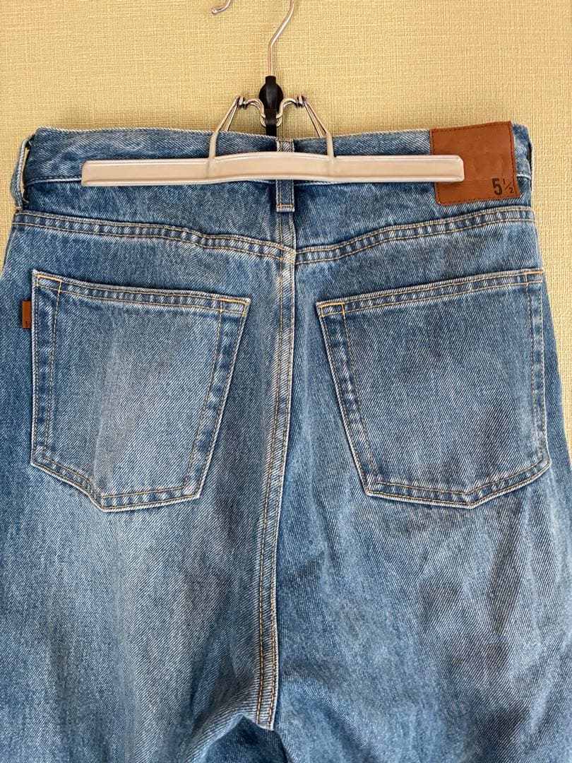 スピックアンドスパン 51/2 CURVE LINE_DENIM 28