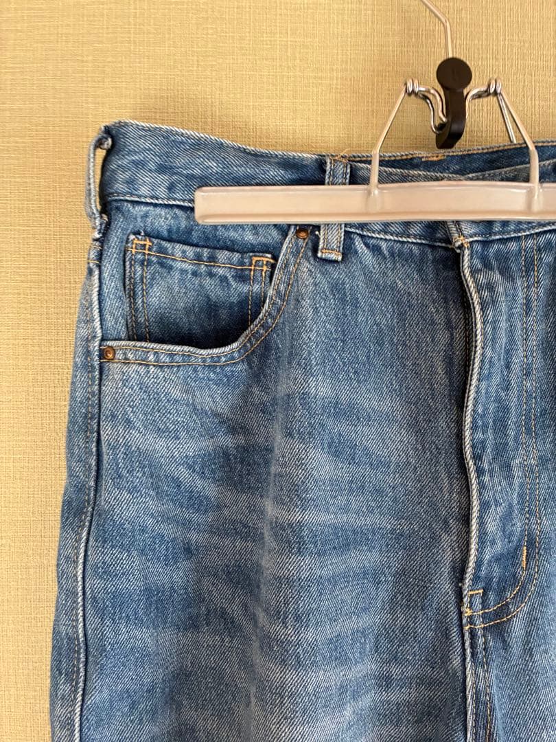スピックアンドスパン 51/2 CURVE LINE_DENIM 28