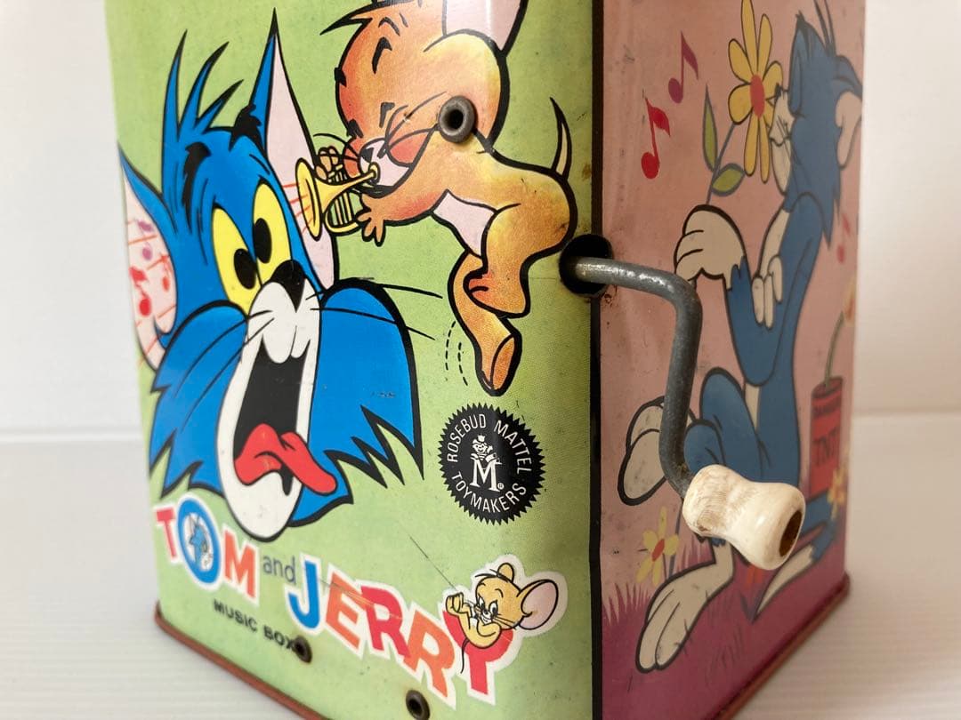 トムとジェリー MUSIC BOX ビンテージ 70s レトロ ブリキ 現状品