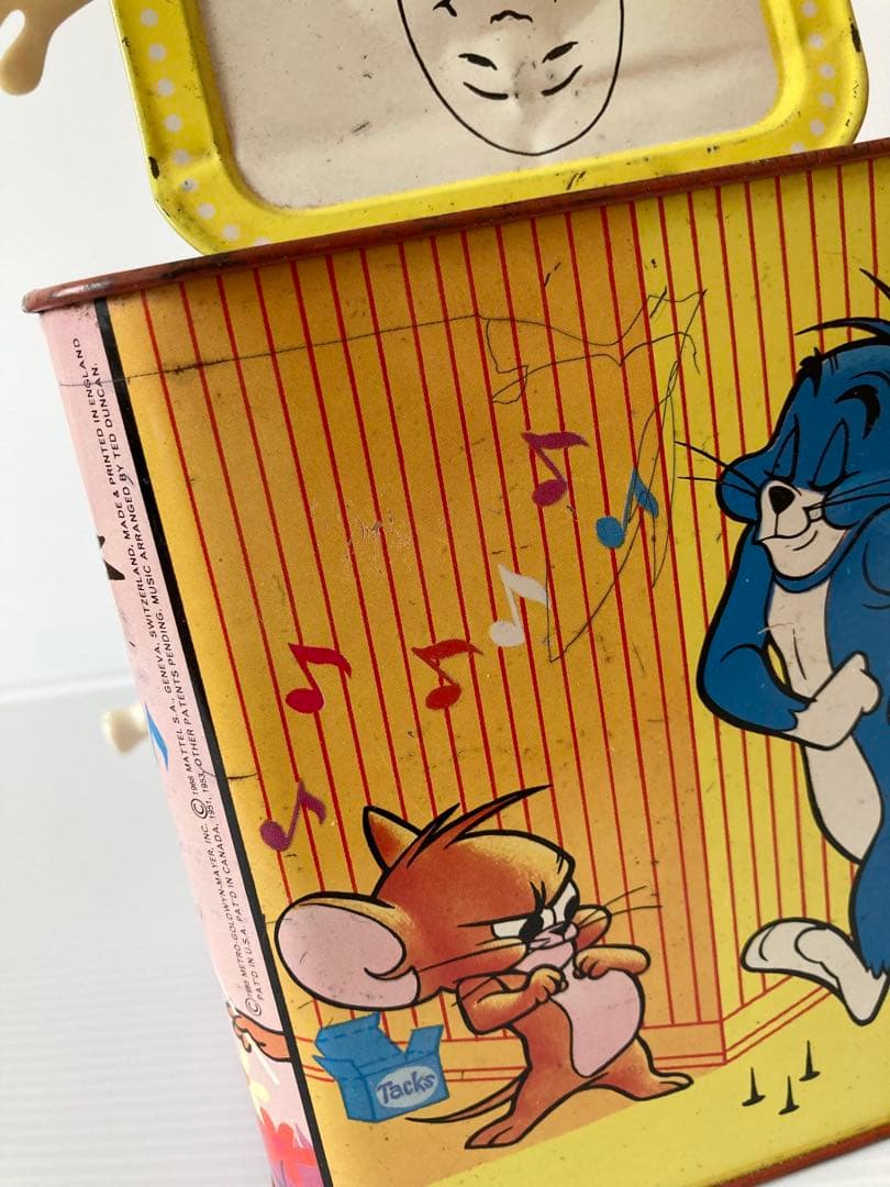 トムとジェリー MUSIC BOX ビンテージ 70s レトロ ブリキ 現状品