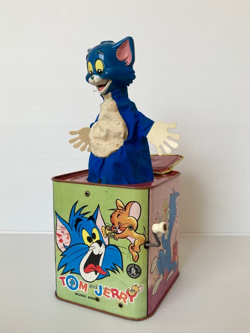 トムとジェリー MUSIC BOX ビンテージ 70s レトロ ブリキ 現状品