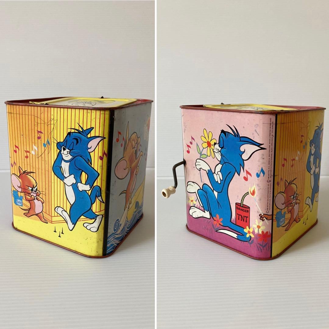 トムとジェリー MUSIC BOX ビンテージ 70s レトロ ブリキ 現状品