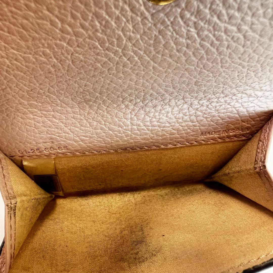 そったん様 Chloé ミニトリフォールドウォレット 三つ折り財布 ミニ財布