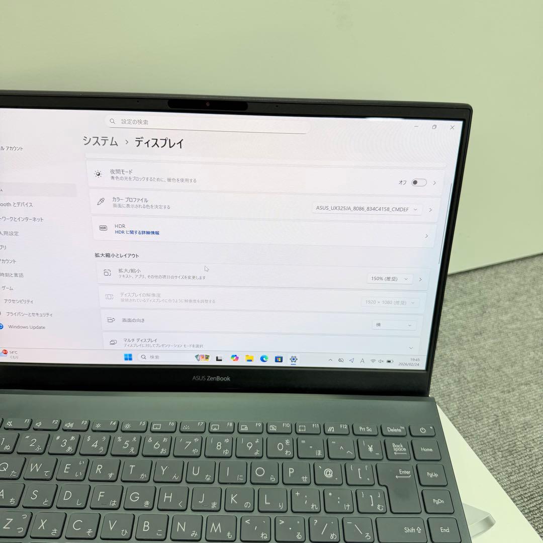 Windowsノート本体 ASUSZenbook13 OLED 16GB / 512G Core i7
