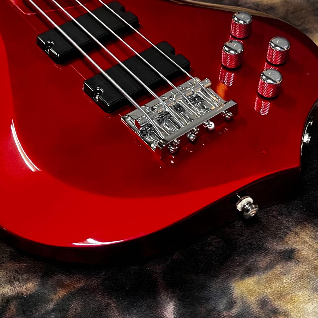【弦新品】グラスルーツ フォレスト エレキベース メタリックレッド 管AH