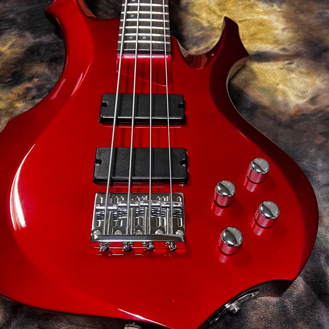 【弦新品】グラスルーツ フォレスト エレキベース メタリックレッド 管AH