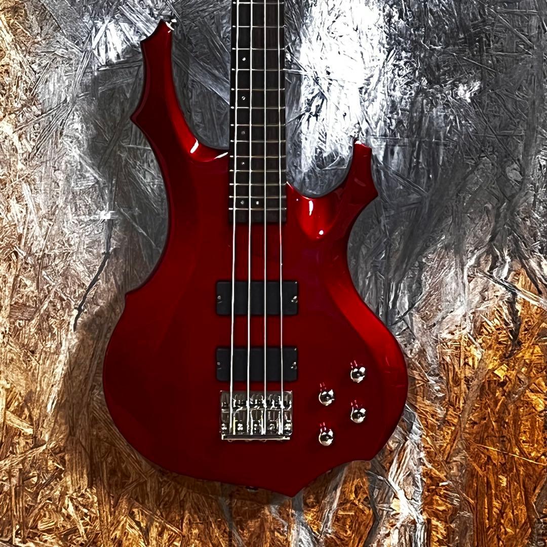 【弦新品】グラスルーツ フォレスト エレキベース メタリックレッド 管AH