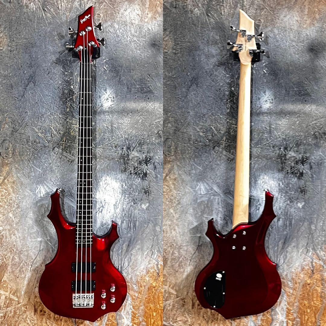 【弦新品】グラスルーツ フォレスト エレキベース メタリックレッド 管AH