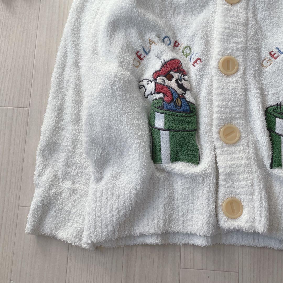 ♢【入手困難】ジェラートピケ スーパーマリオ コラボ ルームウェア 刺繍ロゴ