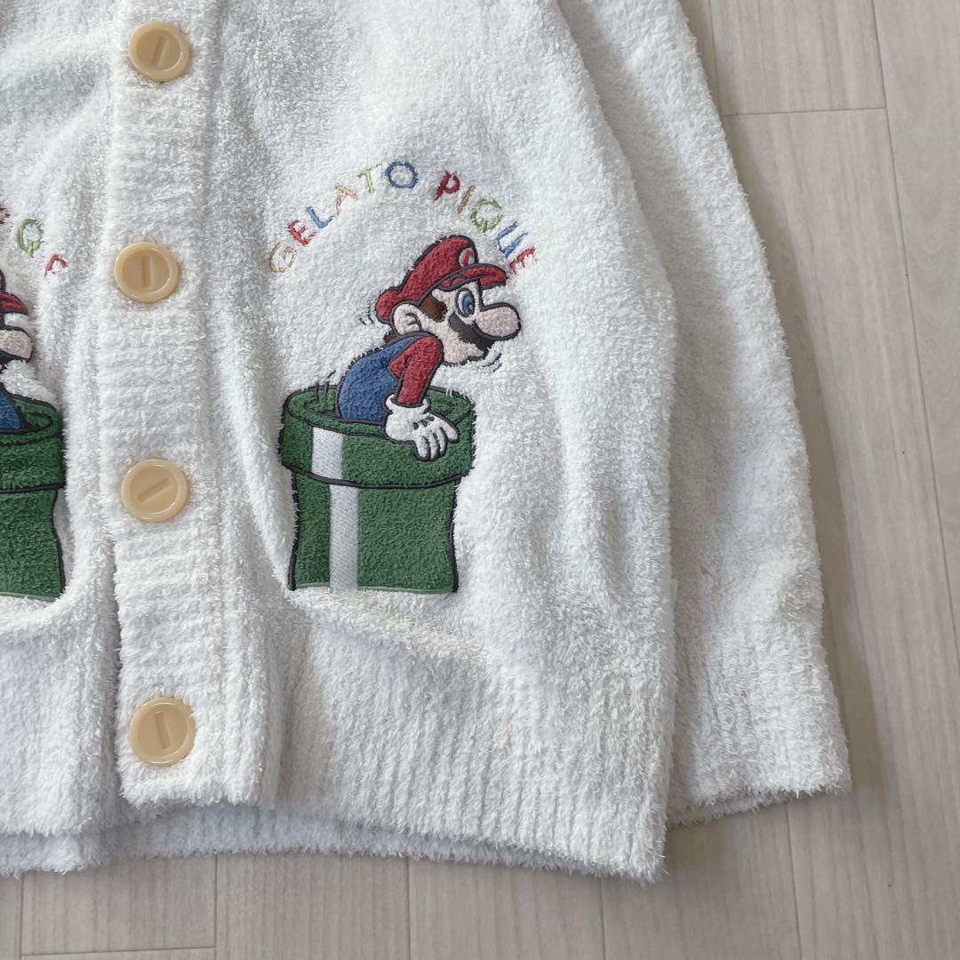 ♢【入手困難】ジェラートピケ スーパーマリオ コラボ ルームウェア 刺繍ロゴ