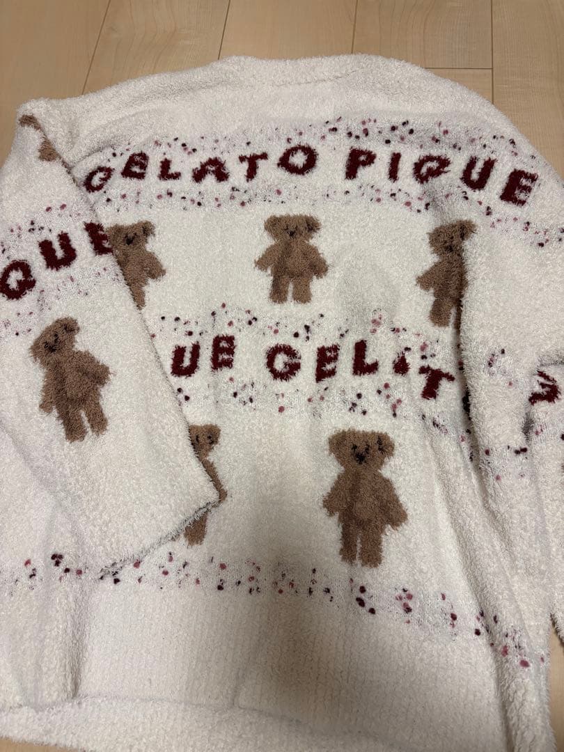 GELATO PIQUE テディベア柄 ルームウェア