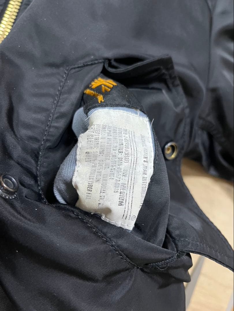 ALPHA MA-1 flight jacket USA製　ブラック