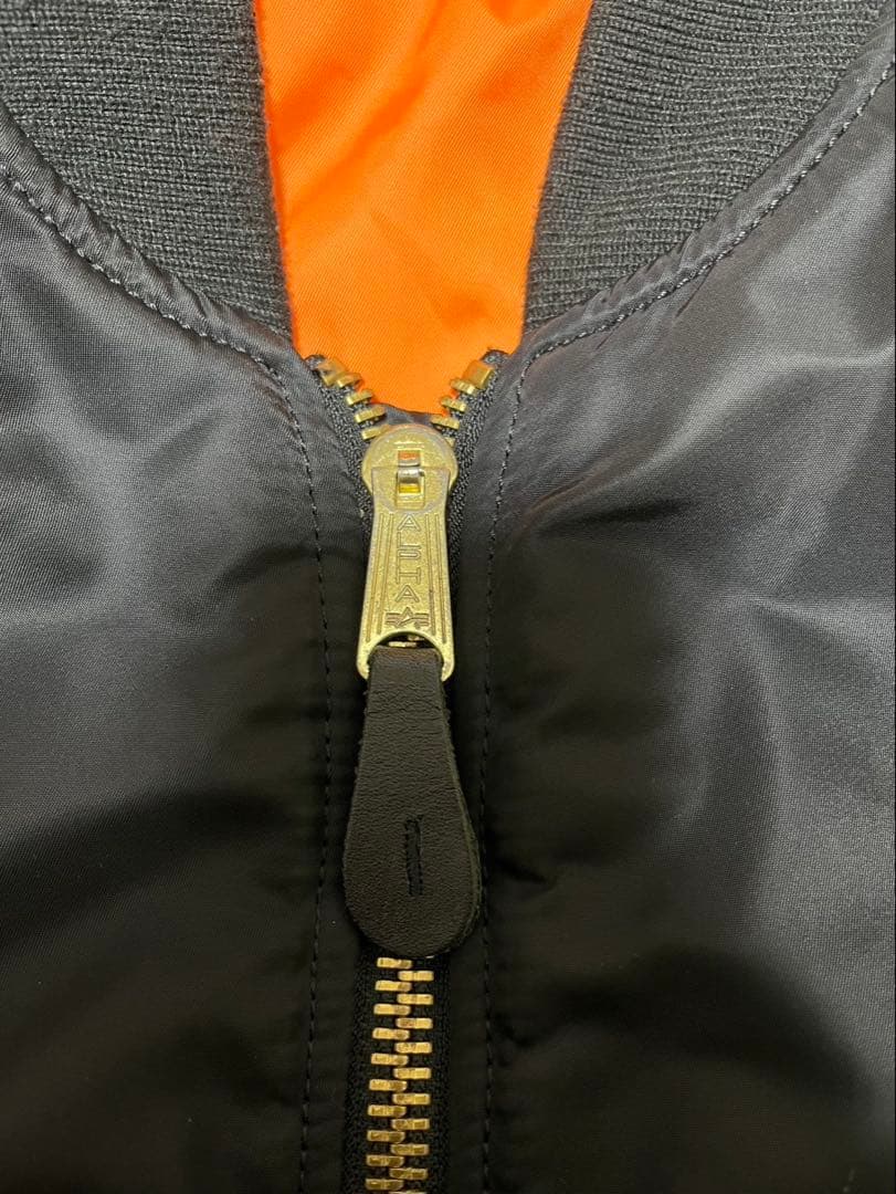 ALPHA MA-1 flight jacket USA製　ブラック