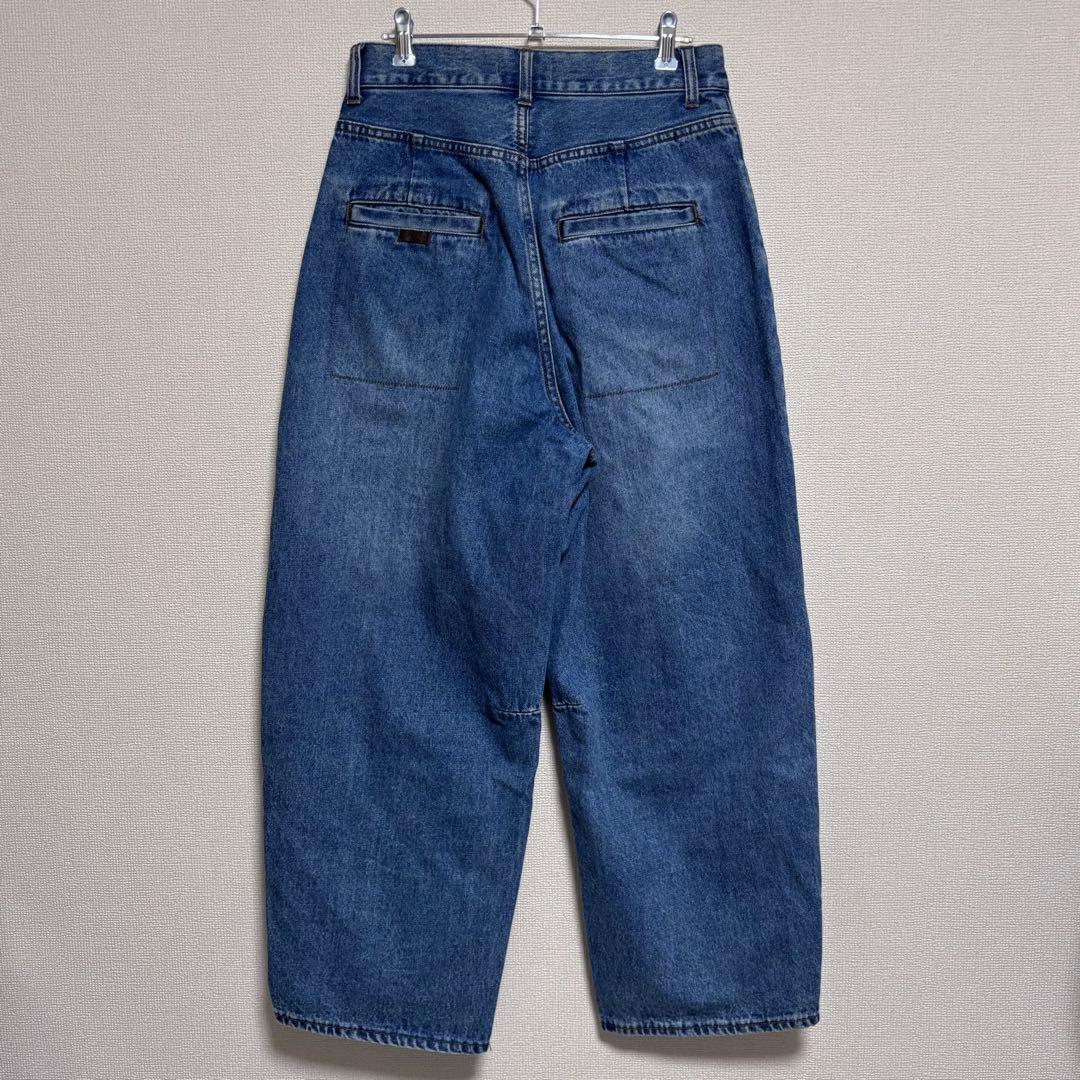 クルーレ crewre ソフトカーヴィーデニムパンツ