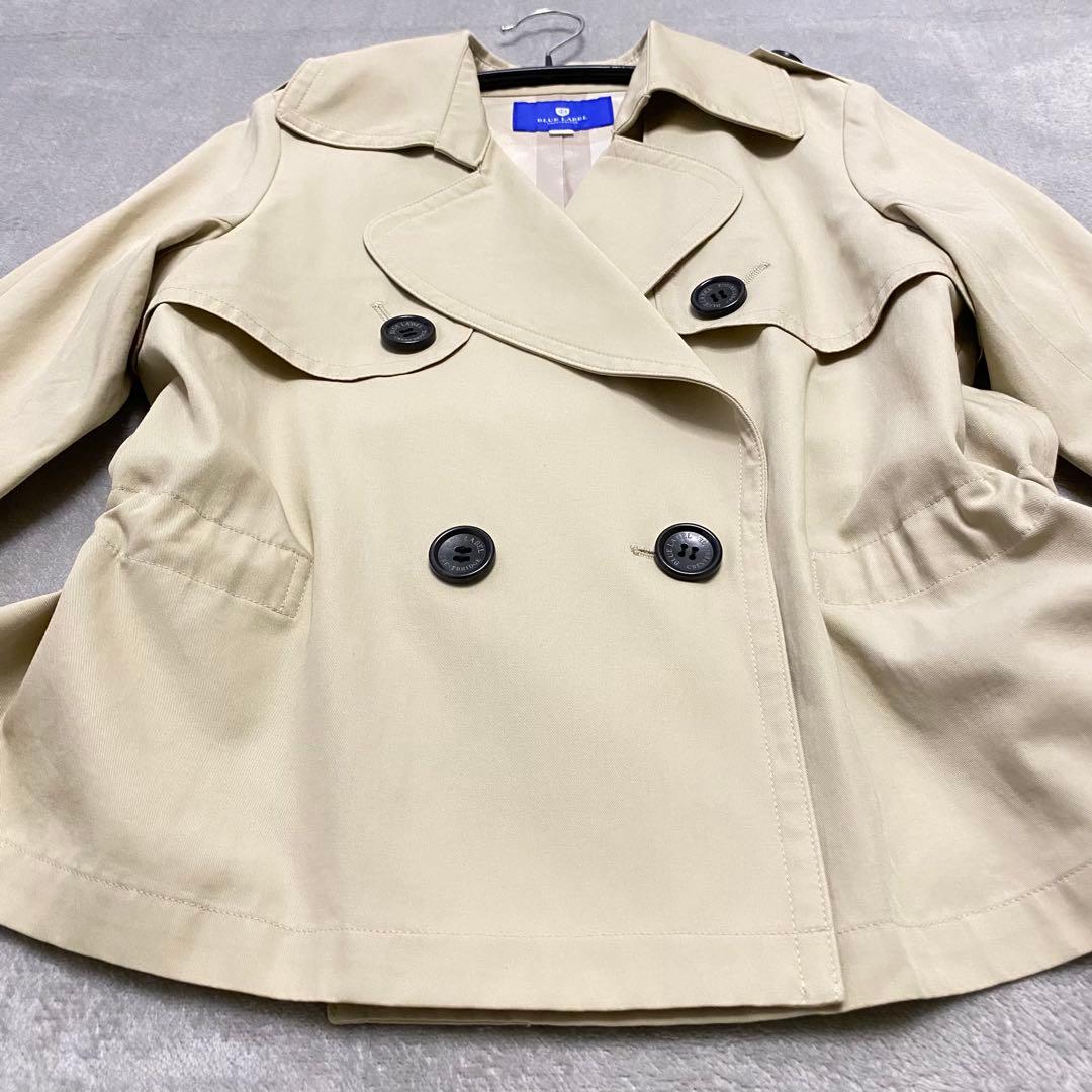 misa ブルーレーベルクレストブリッジ　トレンチコート　　チェック
