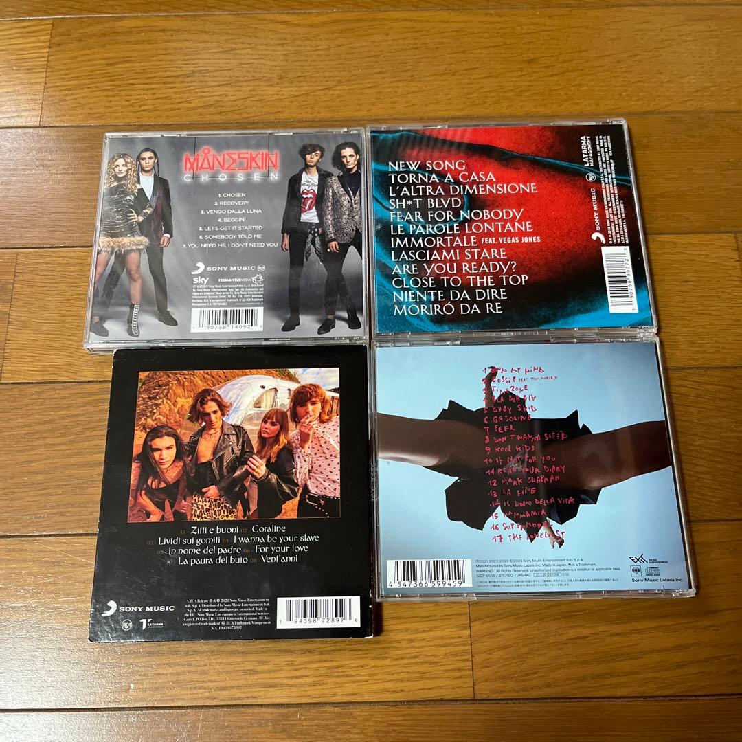 マネスキン　CD4枚セット