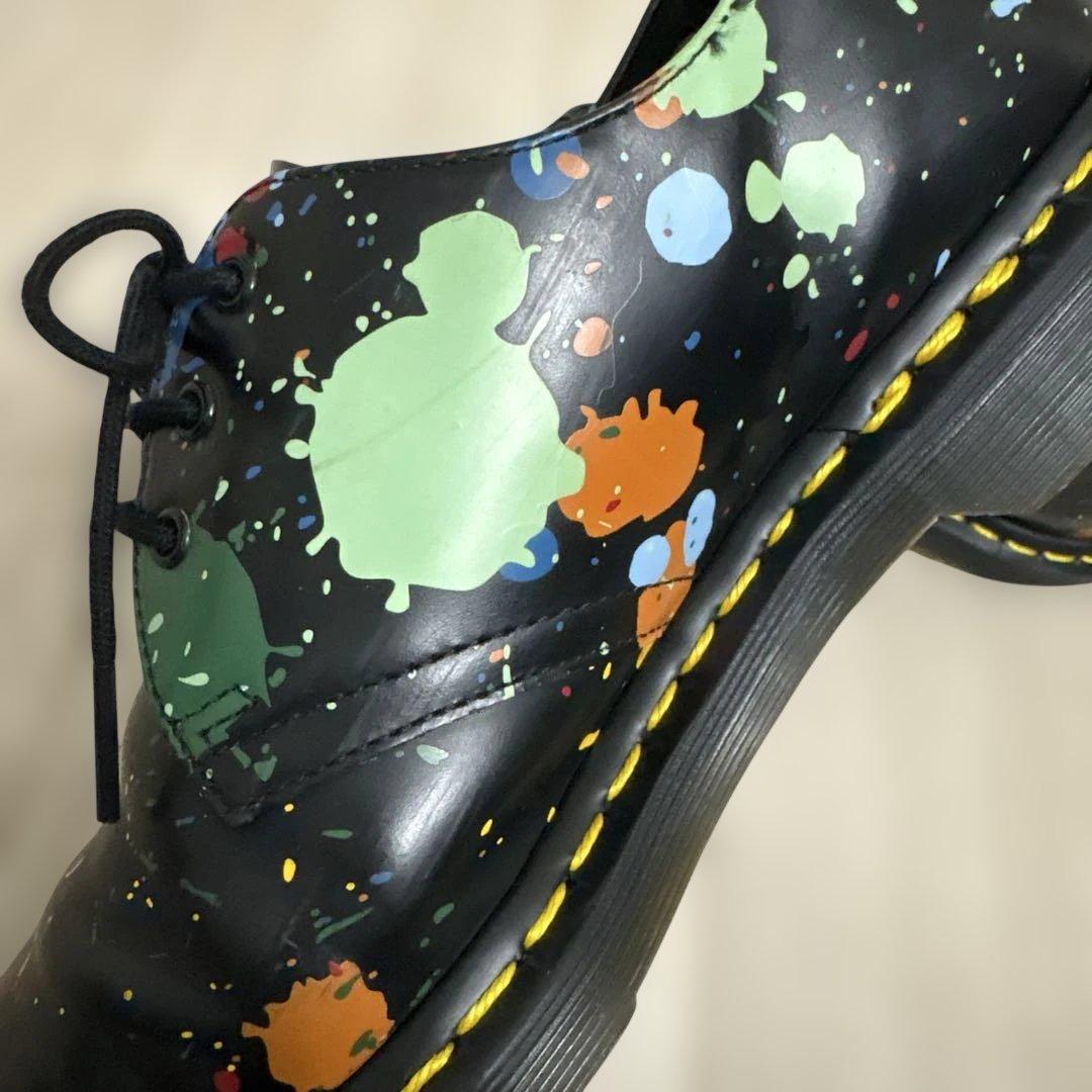 こ*む様 Dr. Martens ペイントスプラッター3ホール