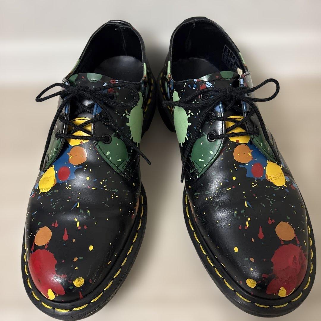 こ*む様 Dr. Martens ペイントスプラッター3ホール
