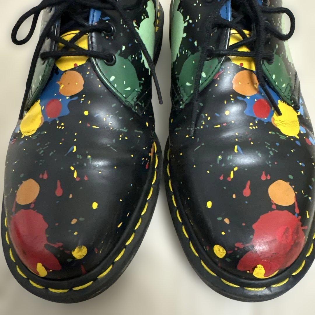 こ*む様 Dr. Martens ペイントスプラッター3ホール
