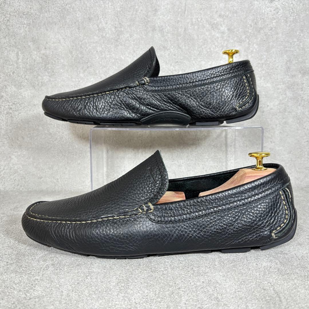 【美品✨】フェラガモ ドライビングシューズ ブラック 26 -26.5 cm