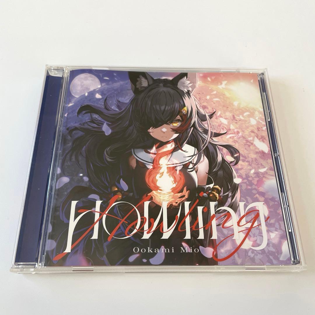 大神ミオ Howling CD ホロライブ 複製メッセージカード付