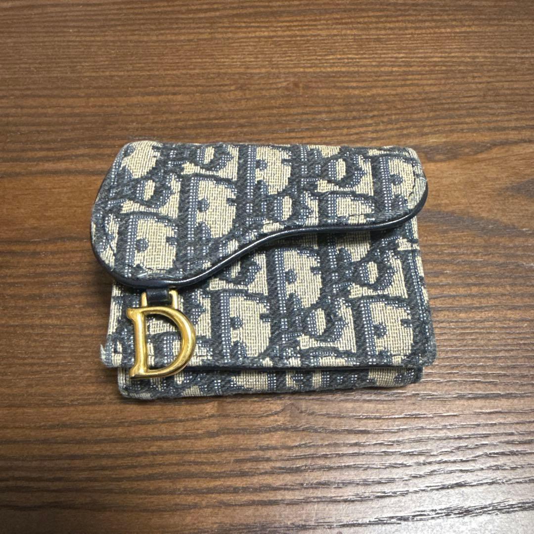 【正規品】Dior レディース 財布 サドル ※箱・リボン・中の包み付き