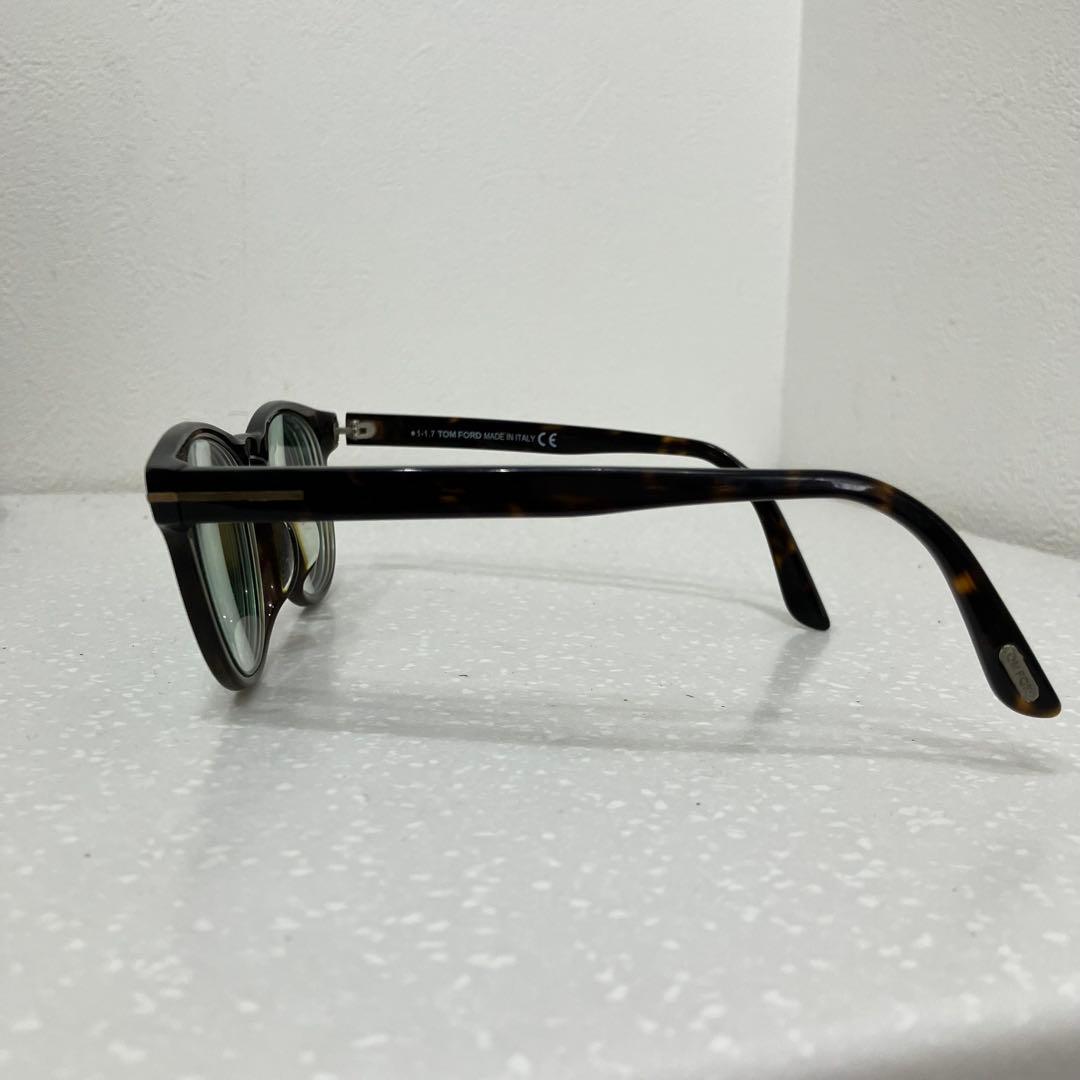 【高級】TOMFORD TF5426-Fべっ甲柄 ラウンド型 サングラス