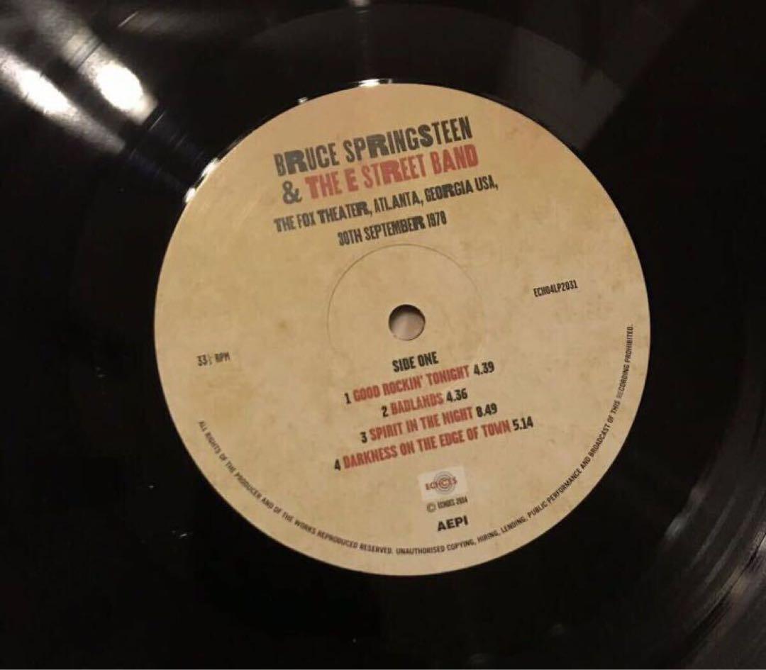 ◾️ブルース・スプリングスティーン/1978年アトランタ公演/4LP ボックスセッ