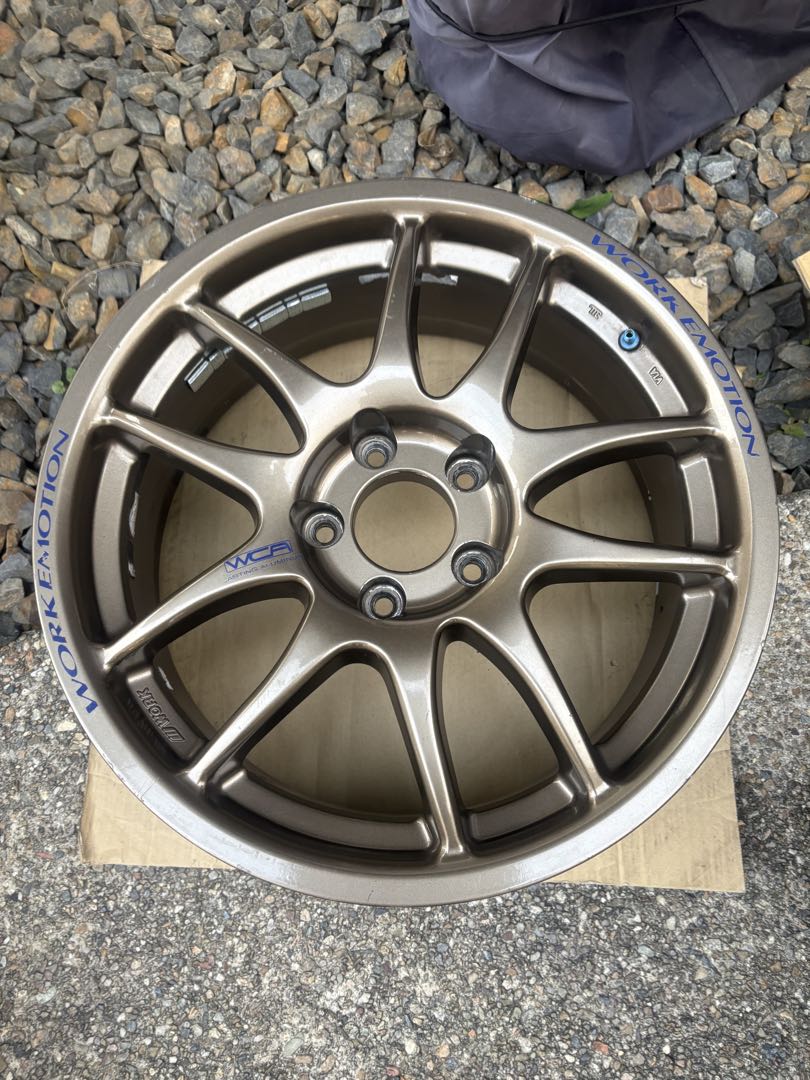 WORK Emotion 17インチ 7J ホイールのみ2本 エモーション
