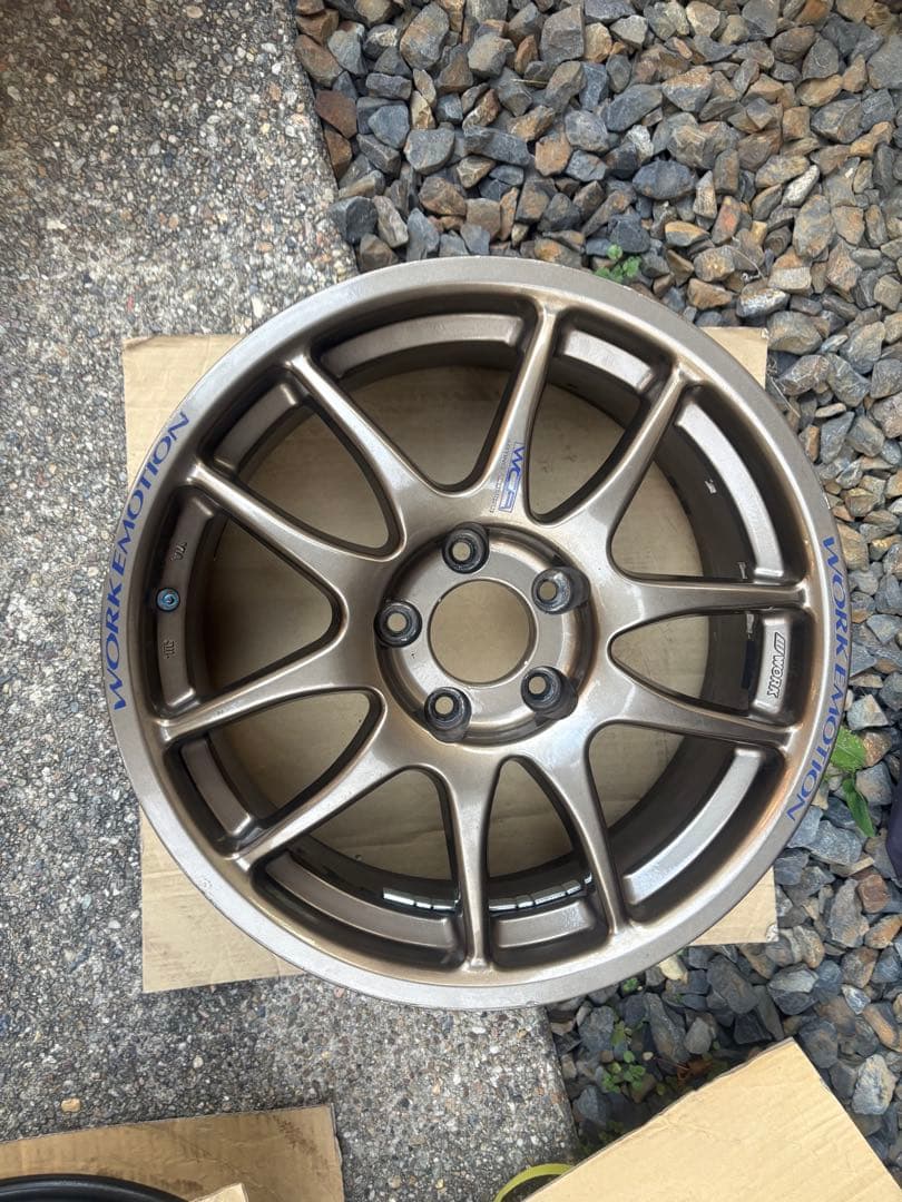 WORK Emotion 17インチ 7J ホイールのみ2本 エモーション