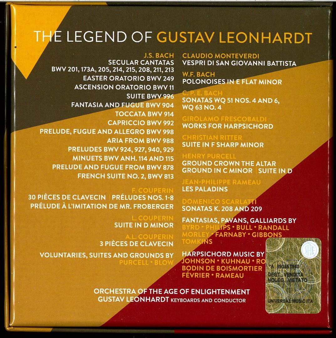 【輸入盤CD】The Legend of Gustav Leonhardt