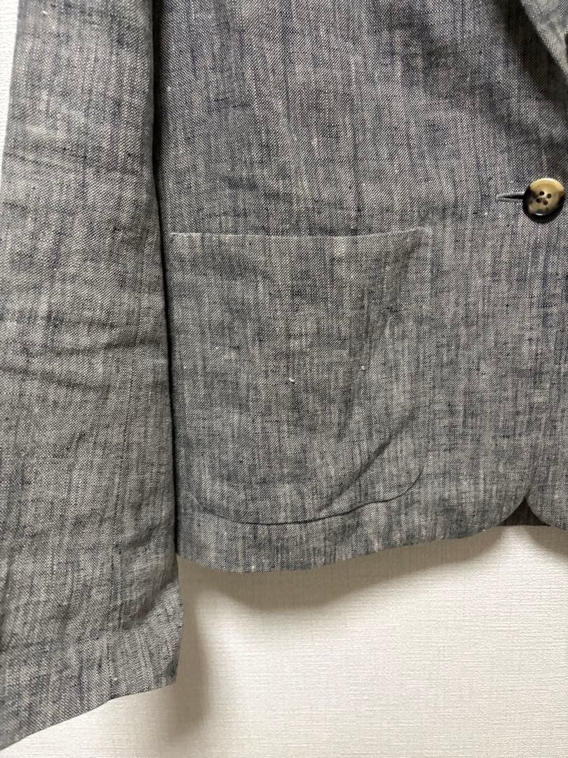 美品　リネン　マーガレットハウエル ジャケット グレー