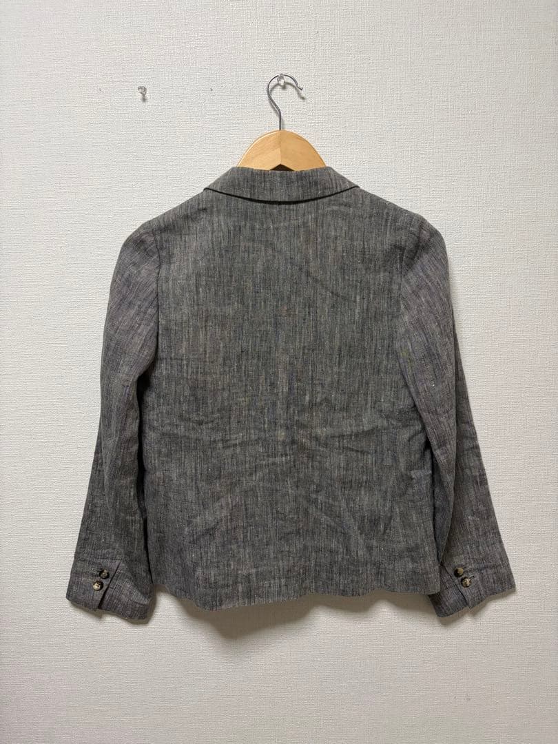 美品　リネン　マーガレットハウエル ジャケット グレー