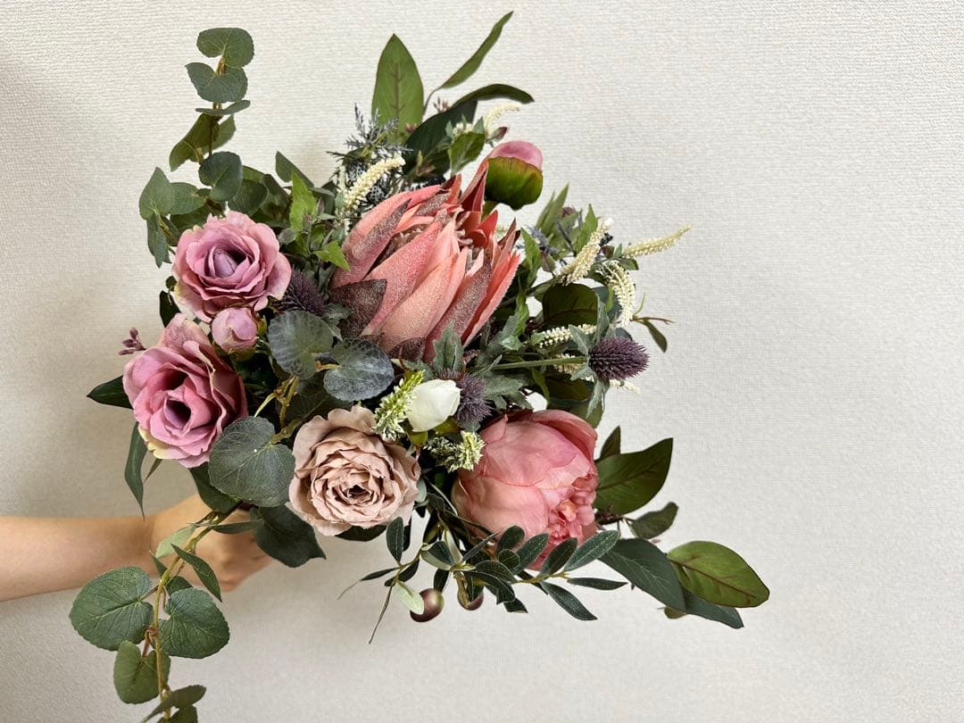 アーティフィシャルフラワー　ブーケ　ウェディング　結婚式