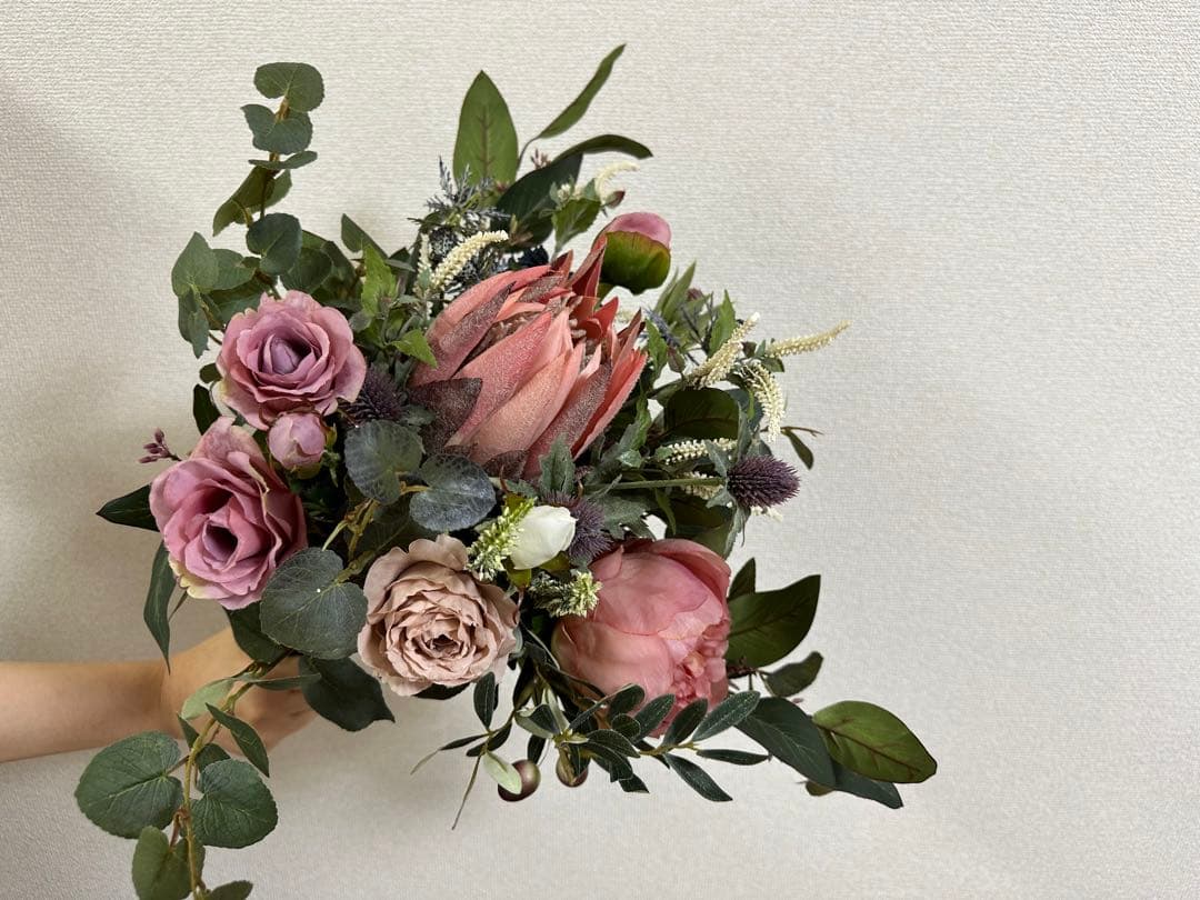 アーティフィシャルフラワー　ブーケ　ウェディング　結婚式