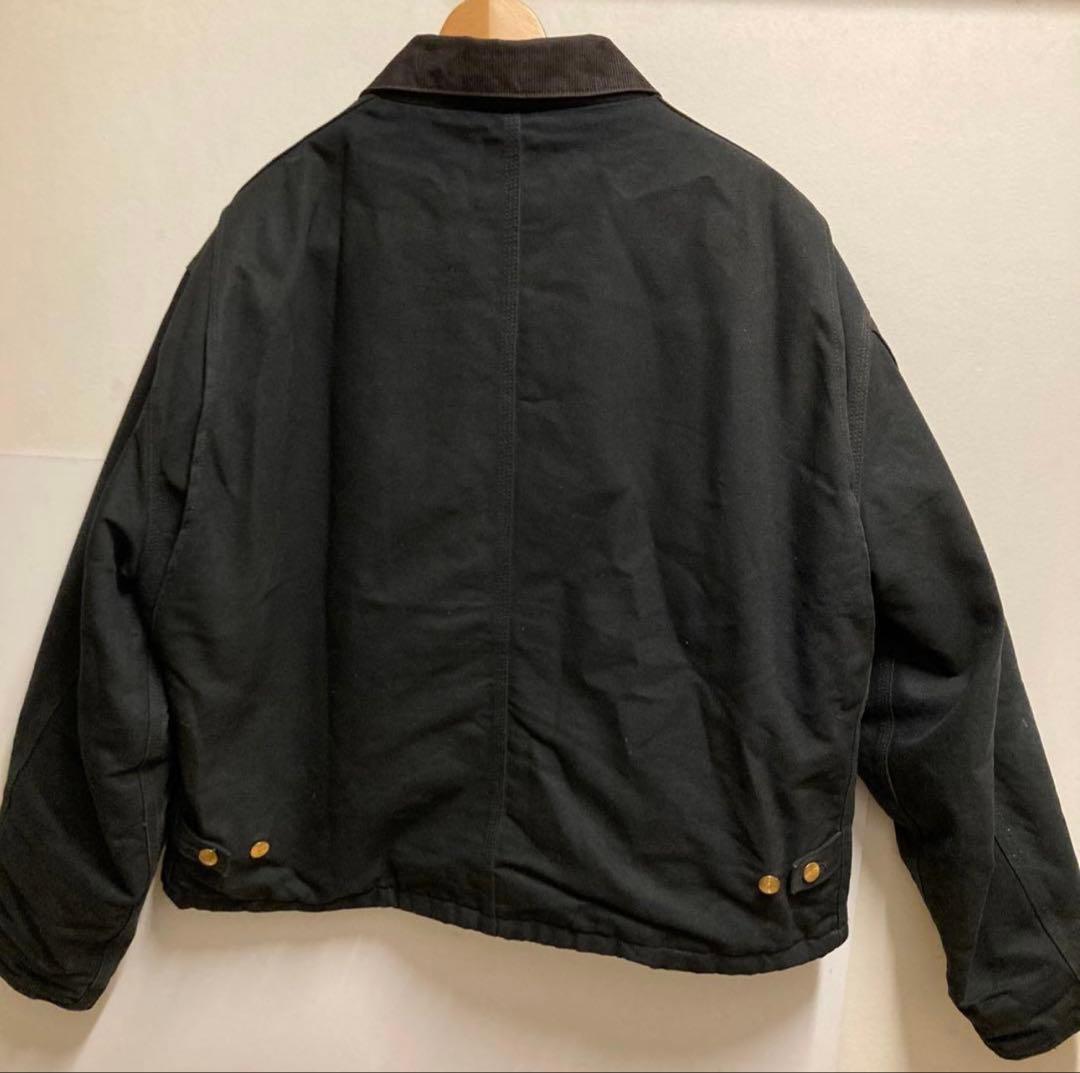 美品 カーハート トラディショナルジャケット デトロイトジャケット ブラック