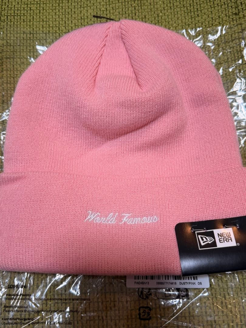 Supreme ニット帽 ピンク