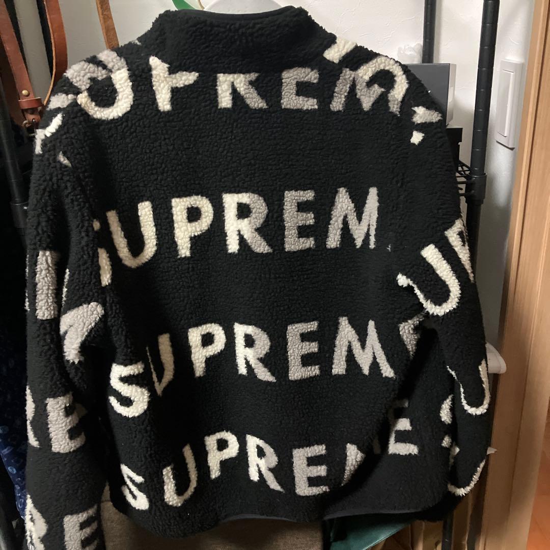 Supreme Reversible Logo フリース