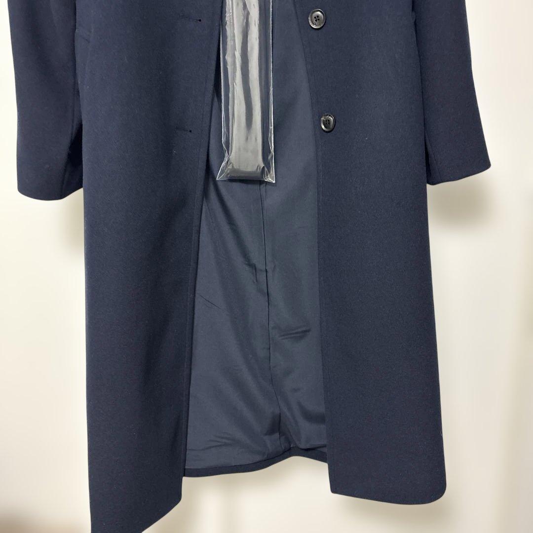 GU コージーメルトンバルマカーンコート丈標準　ネイビー　M
